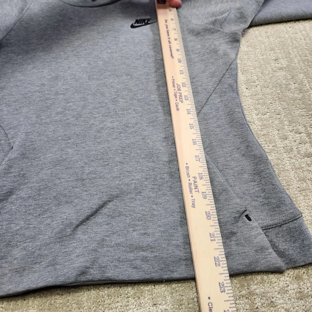 Nike Tech Fleece Hoodie Women Small Gray Ninja Hood Mock‎ Athleisure Pullover